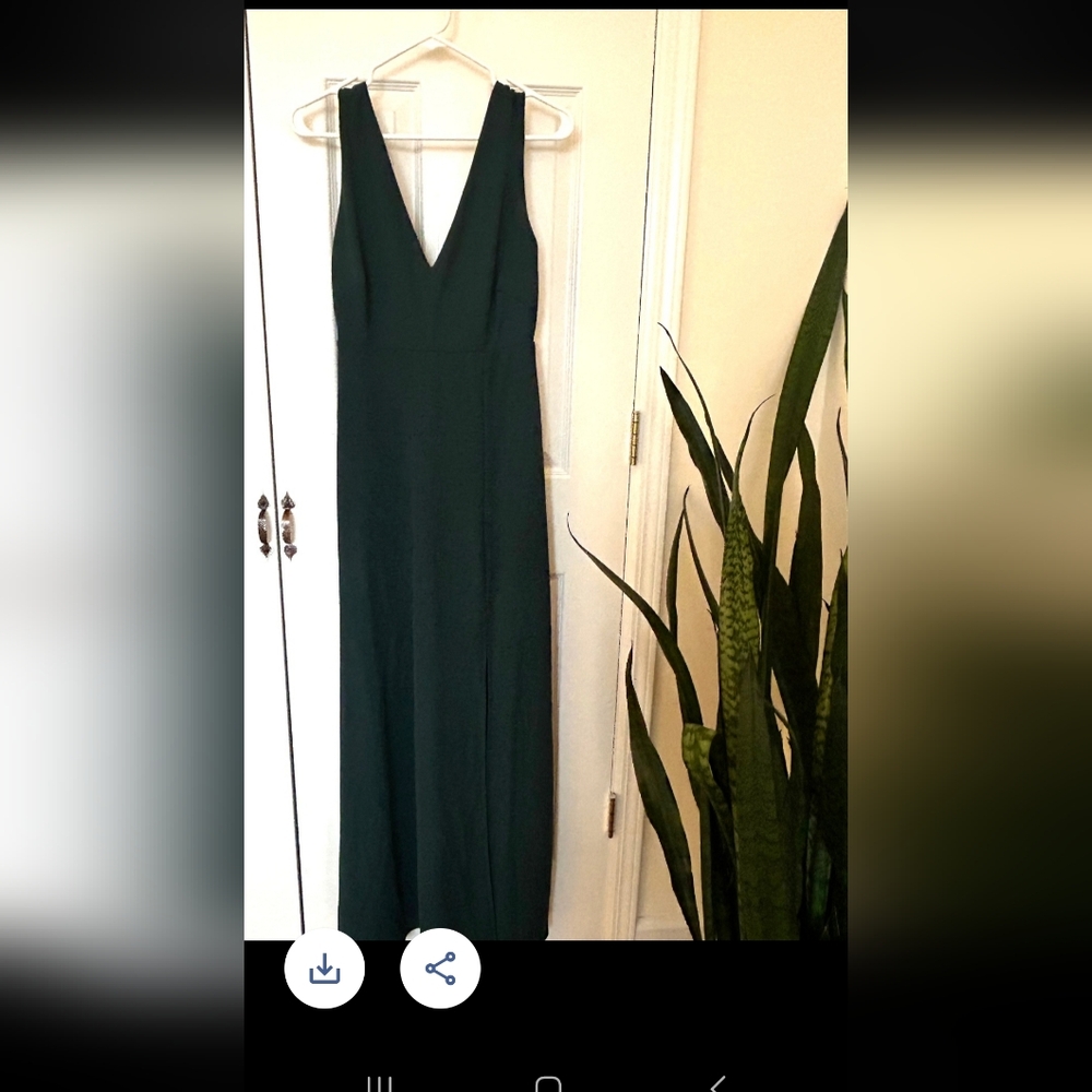 Elegant Green Maxi Dress